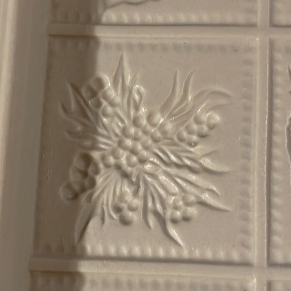 Cookie Mold Workshops OF Gerald E. Henn Fruit And Floral 9 Square Stoneware - Picture 9 of 14